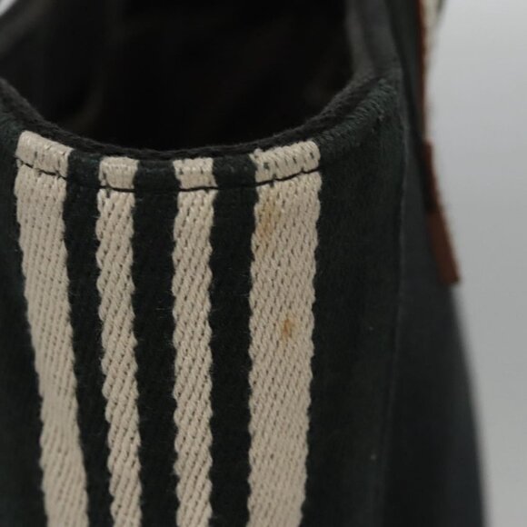 BURBERRY Tote Bag Canvas Black Auth ti2661 - Picture 4 of 15